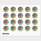 Sobrietyaustin.jpg Ronde Sticker (Vel)
