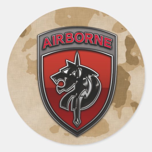 SOC Africa SSI+CSIB Ronde Sticker (Voorkant)