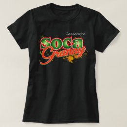 Soca Granny (gepersonaliseerd) T-shirt