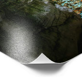 Soca kloof in Slovenië Foto Afdruk (Hoek)