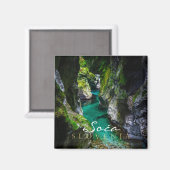 Soca kloof in Slovenië Magneet (Voorkant / Achterkant)