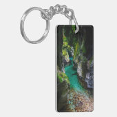 Soca kloof in Slovenië Sleutelhanger (Voorkant Links)