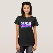 Soca Moeder Roze en Witte Tekst T-shirt (Voorkant volledig)