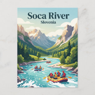 Soca Rivier Slovenië Briefkaart