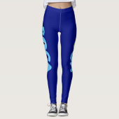 Soca Saint Lucia Vlag Carnaval Leggings (Voorkant)