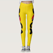 Soca Trinidad en Tobago Vlag Carnaval Leggings (Voorkant)