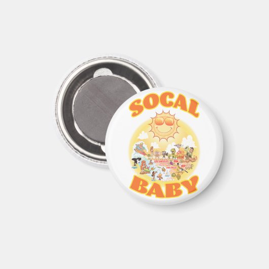 SoCal Baby Magneet (Voorkant / Achterkant)