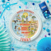  SoCal Birthday Bord (Feest)