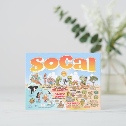 SoCal Briefkaart (Staand voorkant)
