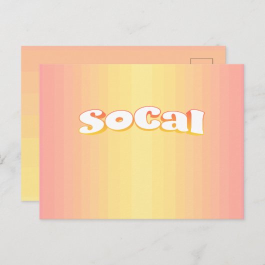 SoCal Briefkaart (Voorkant / Achterkant)