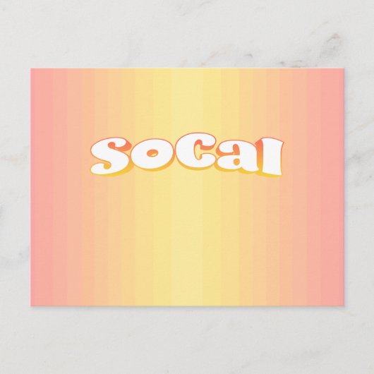 SoCal Briefkaart (Voorkant)