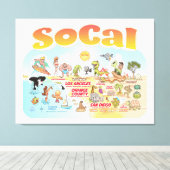 SoCal Canvas Afdruk (Insitu (Houten vloer))