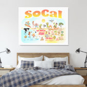 SoCal Canvas Afdruk (Insitu (Slaapkamer))