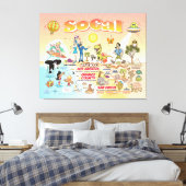 SoCal Canvas Afdruk (Insitu (Slaapkamer))