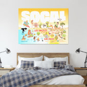 SoCal Canvas Afdruk (Insitu (Slaapkamer))