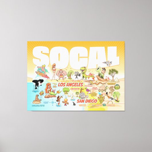 SoCal Canvas Afdruk (Voorkant)