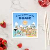 SoCal Custom Birthday Napkins Servet (Insitu)