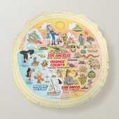 SoCal Dream Rond Kussen (Voorkant)