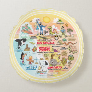 SoCal Dream Rond Kussen