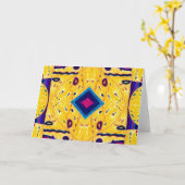 SoCal Dream-Wenskaart Kaart (Gele Bloem)