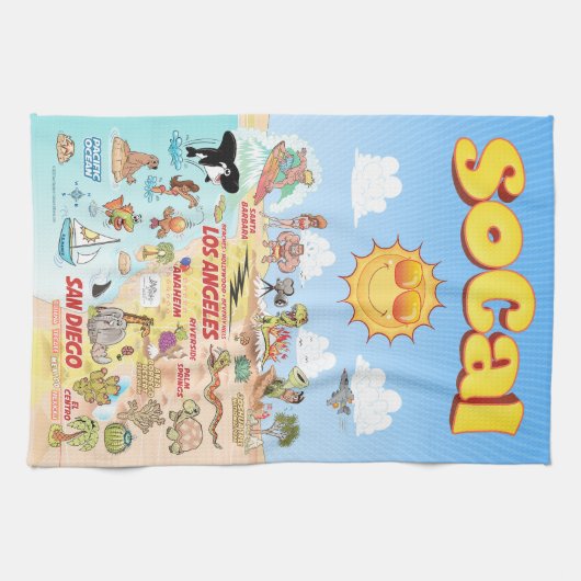 SoCal Eternal Summer Theedoek (Horizontaal)