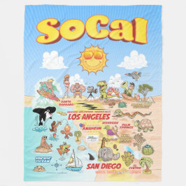 SoCal Fleece Blanket Deken