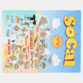 SoCal Fleece Blanket Deken (Voorkant (Horizontaal))