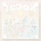 SoCal Glazen Onderzetter (Achterkant)