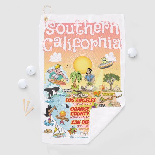 SoCal Golf Towel Golfhanddoek (Insitu)