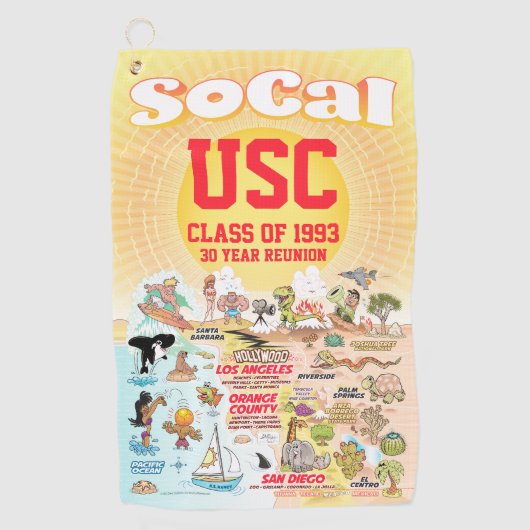  SoCal Golfhanddoek (Voorkant)