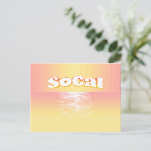 SoCal-instelling Briefkaart (Staand voorkant)