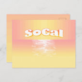 SoCal-instelling Briefkaart (Voorkant / Achterkant)