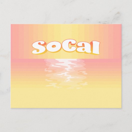 SoCal-instelling Briefkaart (Voorkant)