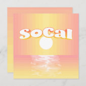 SoCal-instelling Kaart (Voorkant / Achterkant)