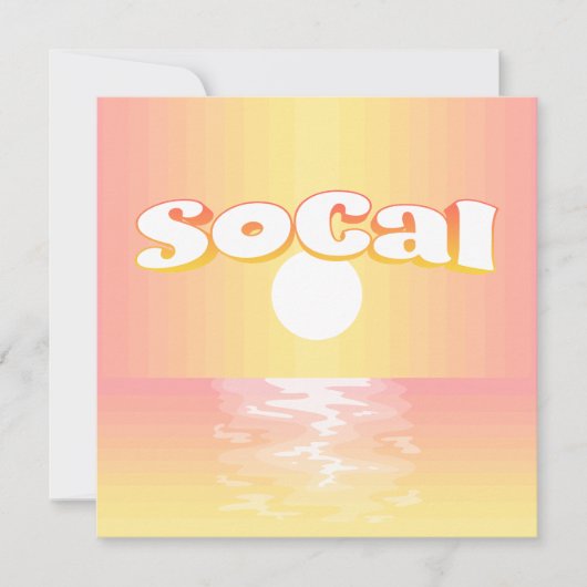 SoCal-instelling Kaart (Voorkant)