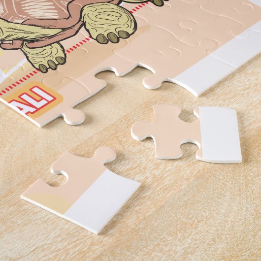 SoCal Jigzaag Puzzle Legpuzzel (Zijkant)