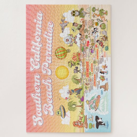 SoCal Jigzaag Puzzle Legpuzzel (Verticaal)