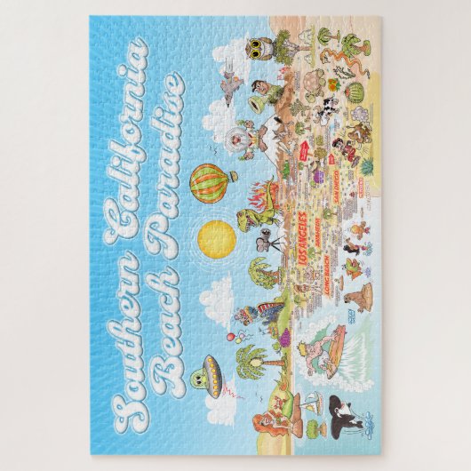 SoCal Jigzaag Puzzle Legpuzzel (Verticaal)