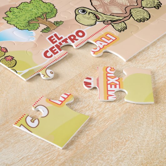 SoCal Jigzaag Puzzle Legpuzzel (Zijkant)