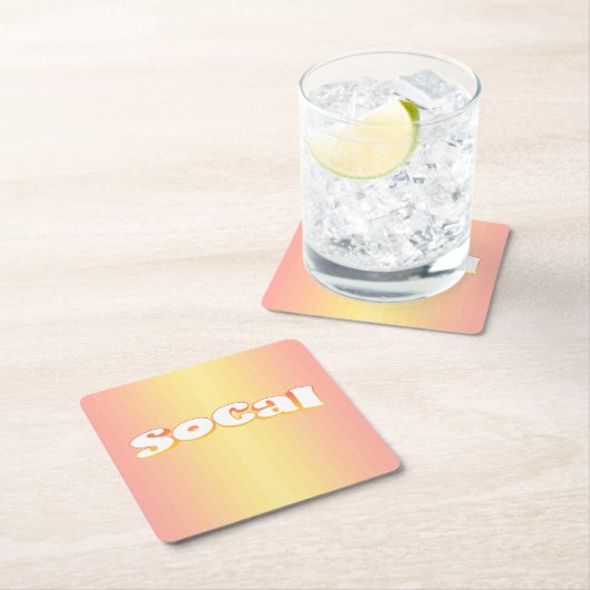 SoCal Kartonnen Onderzetters (Insitu)