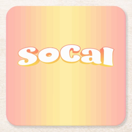 SoCal Kartonnen Onderzetters (Voorkant)