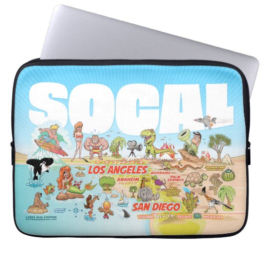SoCal Laptop Sleeve (Voorkant)