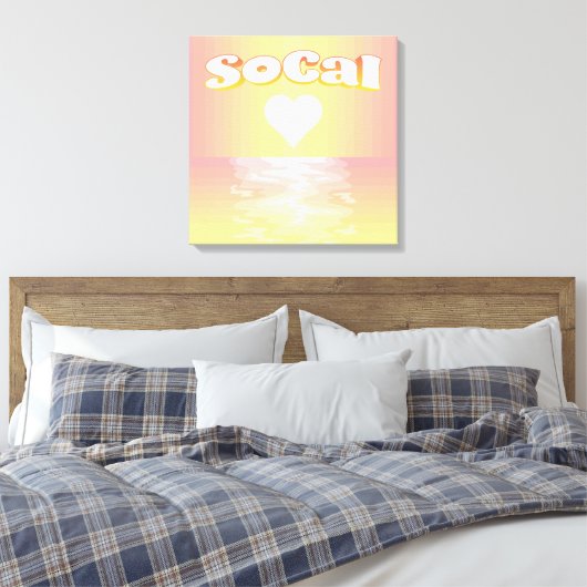 SoCal Love Canvas Afdruk (Insitu (Slaapkamer))