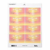 SoCal Love Etiket (Full Sheet)