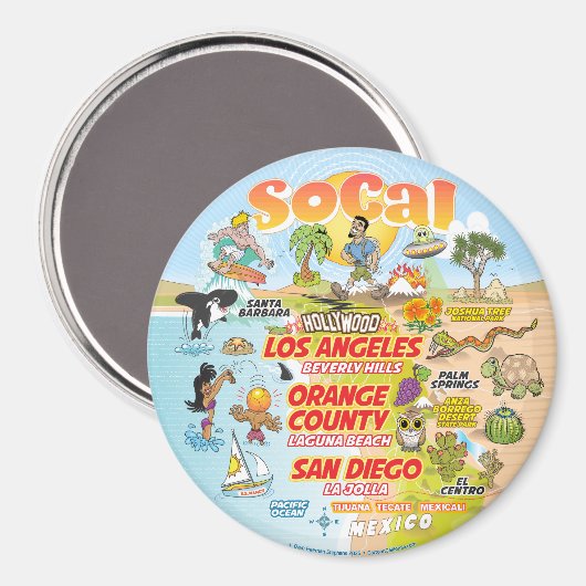 SoCal Magneet (Voorkant / Achterkant)