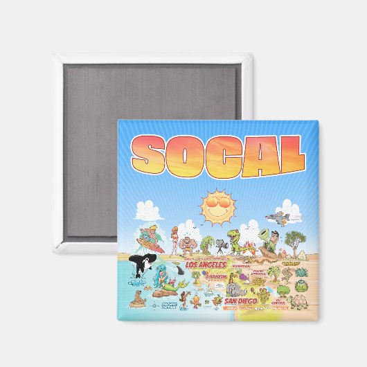 SoCal Magnet (Voorkant / Achterkant)