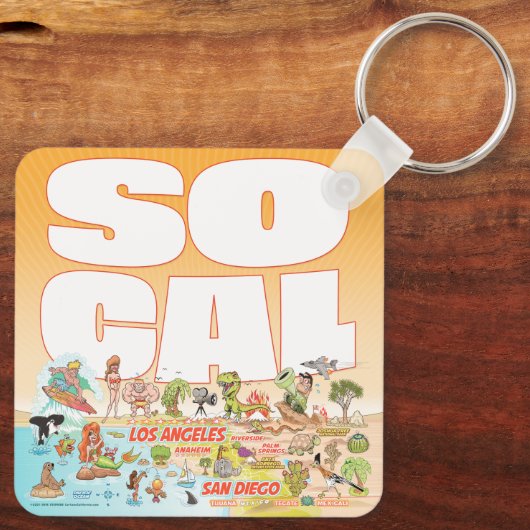 SoCal Metal Sleutelhanger (Achterkant)