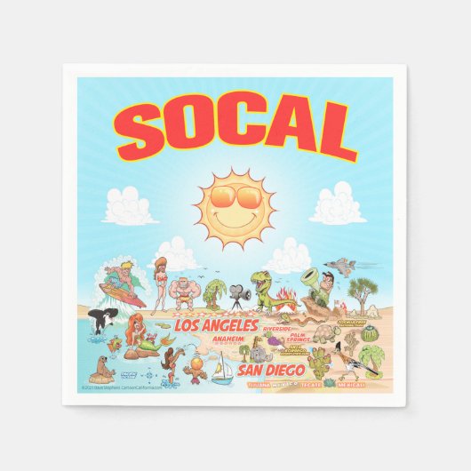 SoCal Napkins Servet (Voorkant)