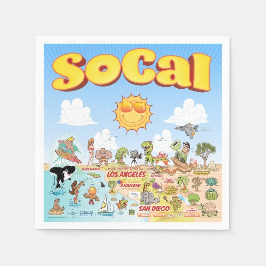 SoCal Napkins Servet (Voorkant)