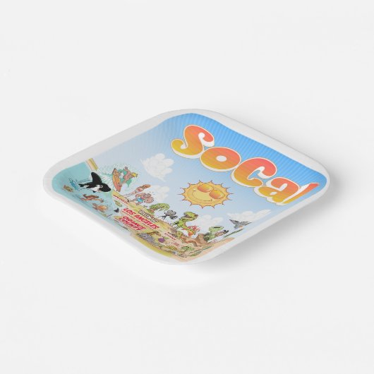 SoCal Papieren Bordje (Gebogen)